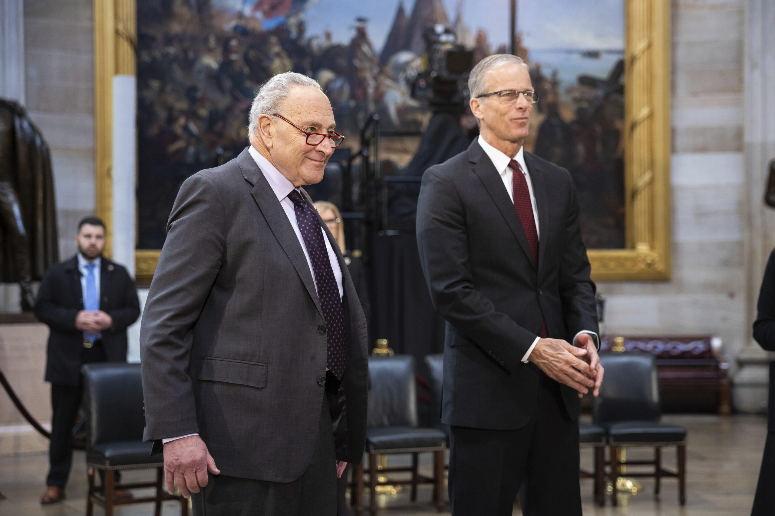 The top Senate leaders aren’t talking. That’s a bad sign for a shutdown.