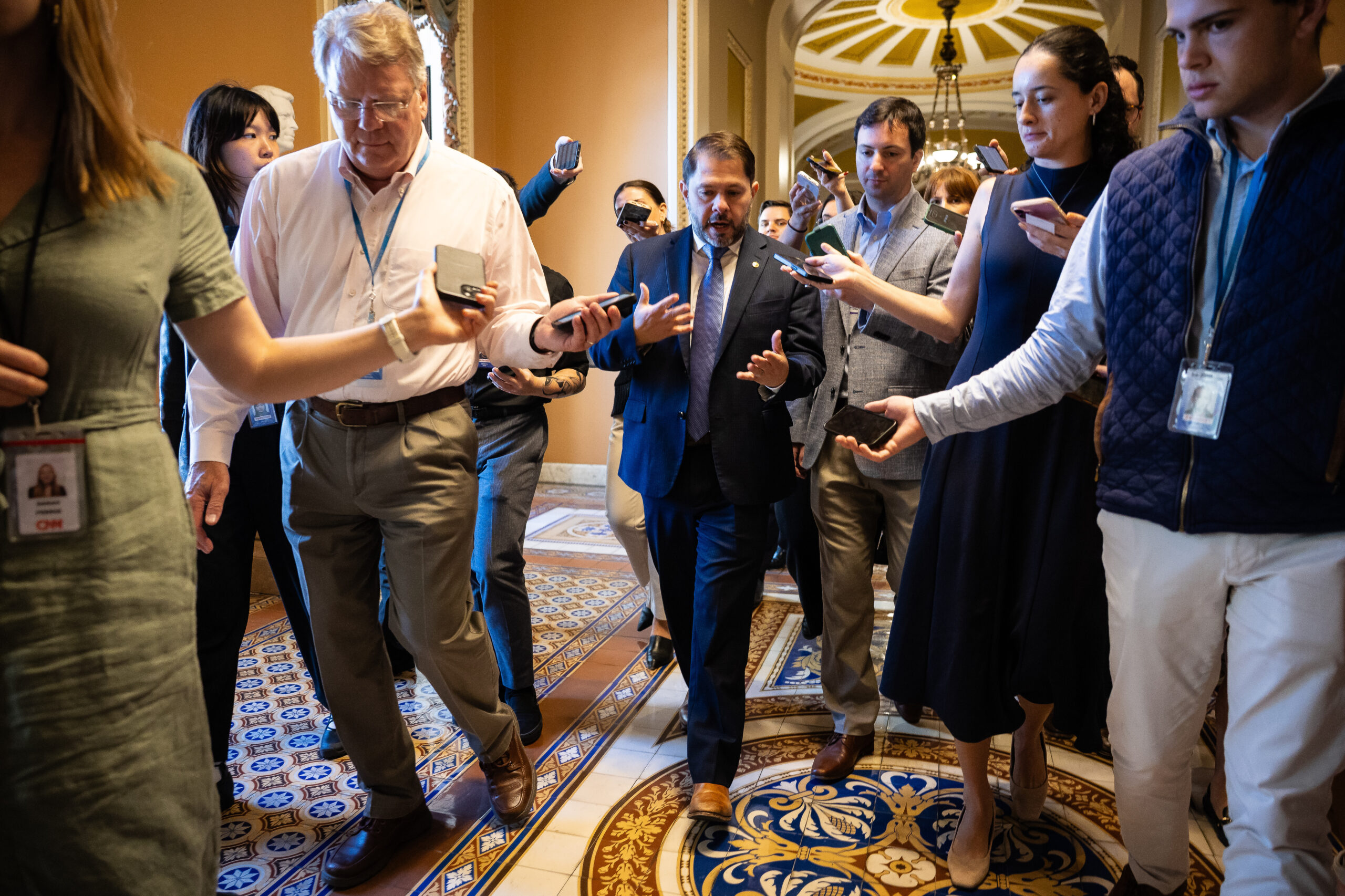 Senators hunt for possible path out of shutdown