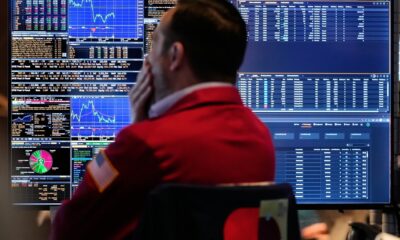 Asian shares are mostly down, following a respite from Wall Street’s feverish rally