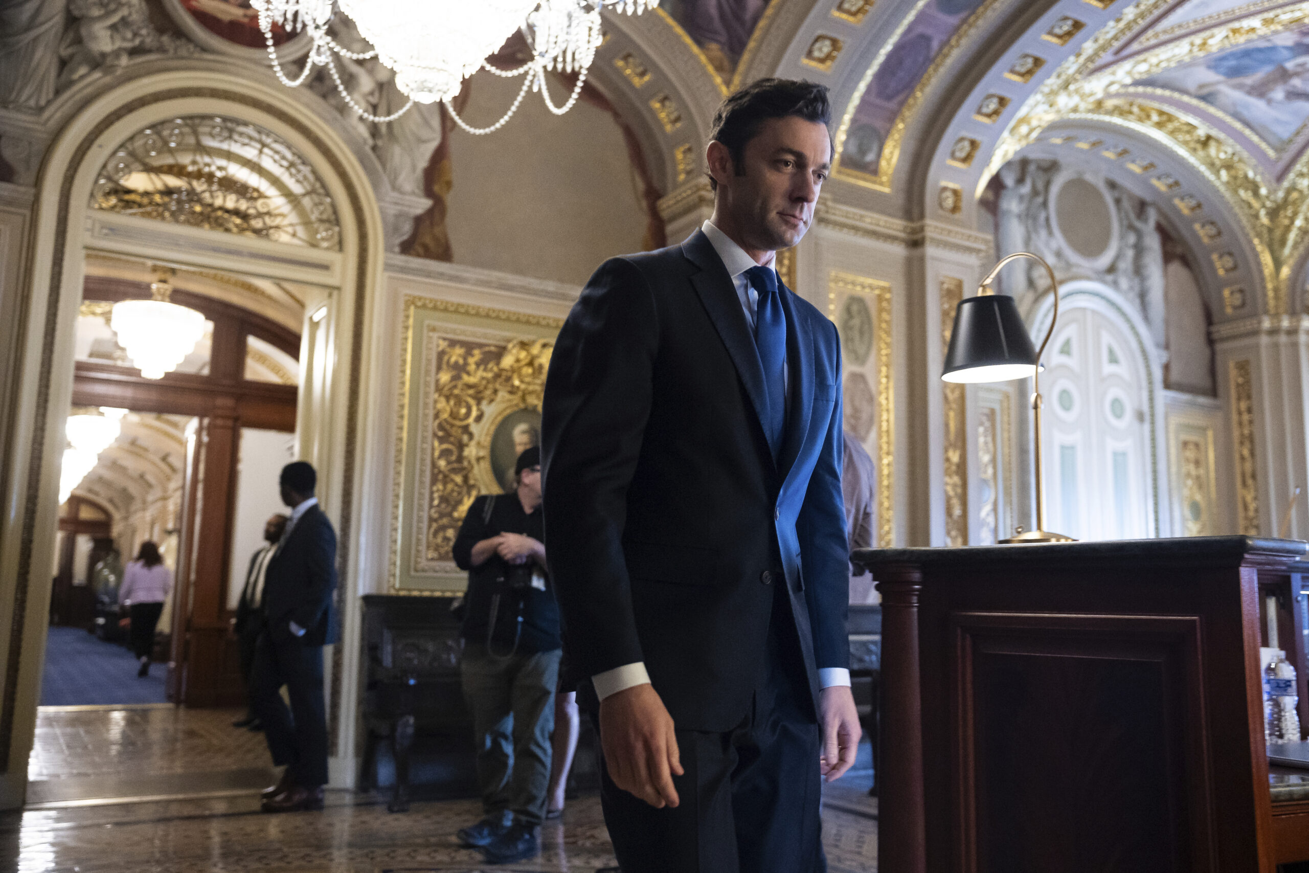 The 1 Senate Democrat facing dire consequences from the shutdown is holding firm