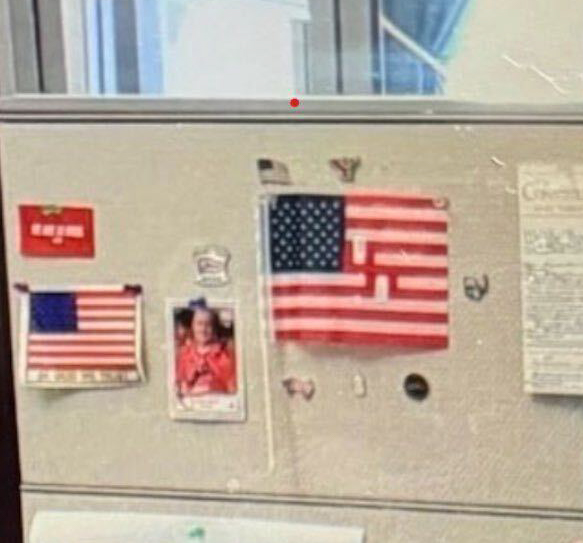 GOP representative blames swastika flag in his office on a ‘ruse’