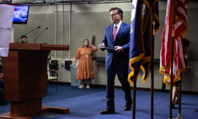 Johnson refuses to swear in Grijalva, brushes aside Democrats’ legal threat — for now