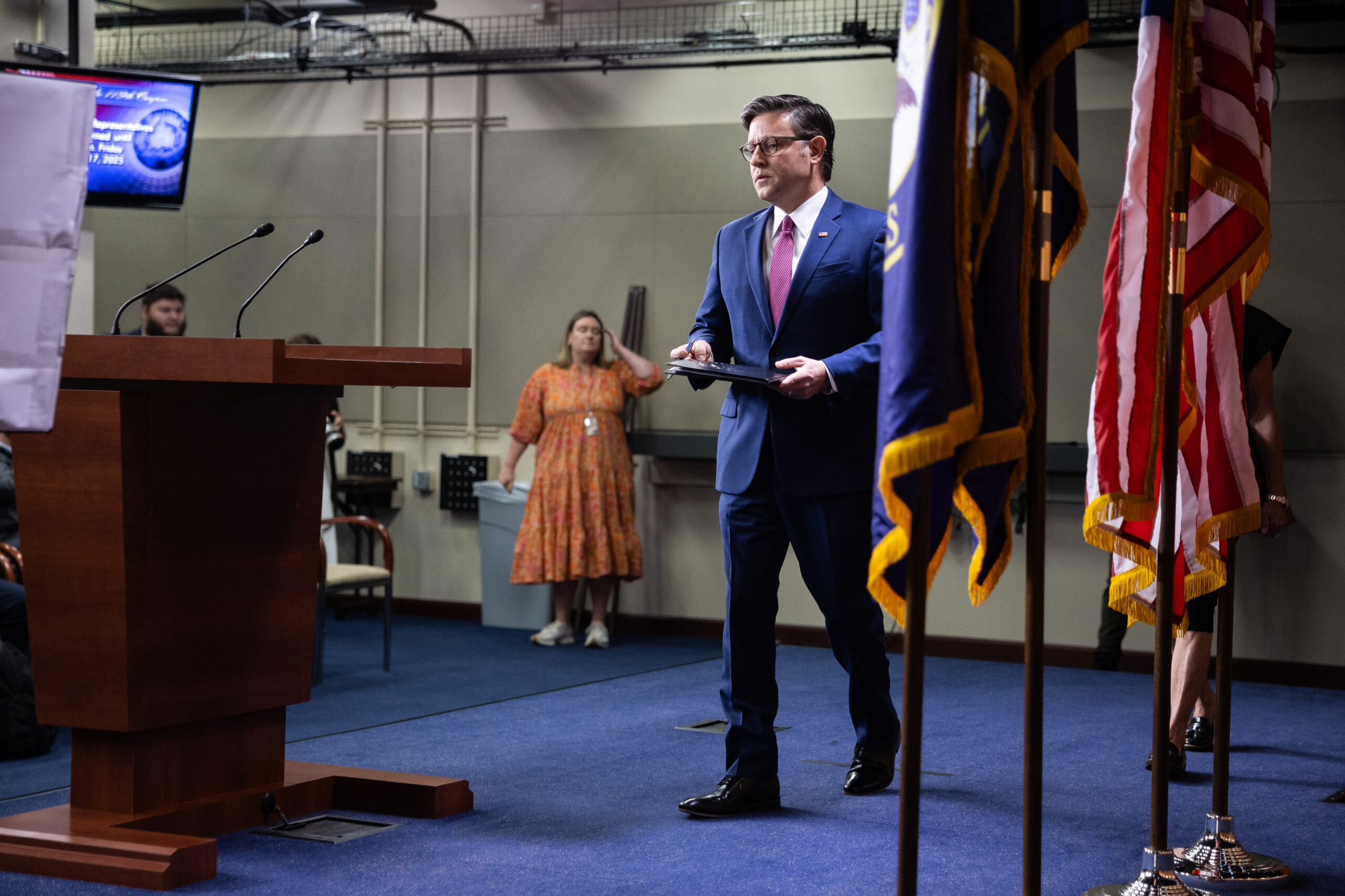 Johnson refuses to swear in Grijalva, brushes aside Democrats’ legal threat — for now