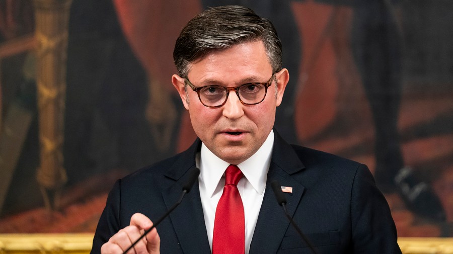 Johnson: ‘No Kings’ a ‘stunt’ for Democrats amid shutdown