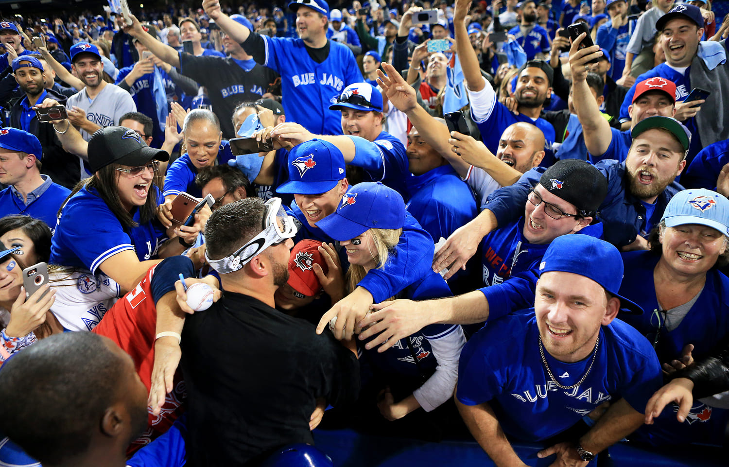Canadians are politely losing it as the Toronto Blue Jays return to the World Series