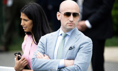 Law enforcement probes protester who printed Stephen and Katie Miller’s address