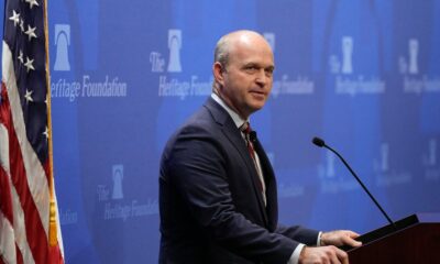 Heritage president apologizes for Carlson defense in brutal leaked all-staff meeting