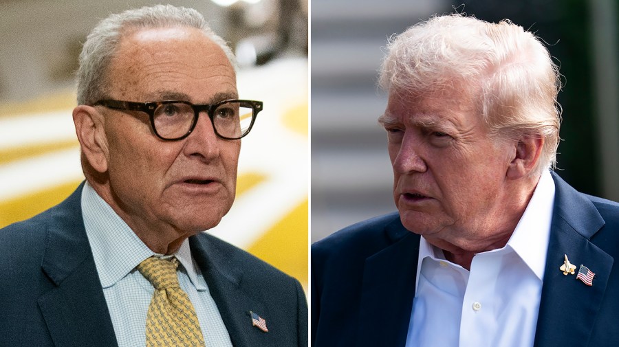 Trump says the GOP ‘broke’ Schumer