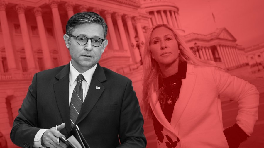 Marjorie Taylor Greene’s exit from Congress could spell trouble for Speaker Johnson