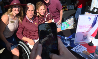 State of Texas: Gov. Abbott talks redistricting, border security at campaign tailgate