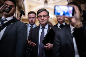 Mike Johnson scrambles to pass Pentagon bill as GOP ranks seethe