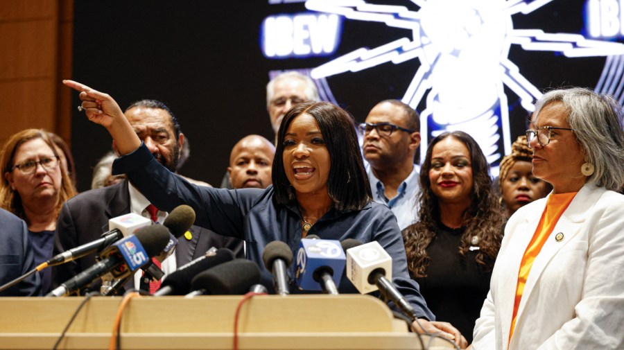 Crockett’s Senate launch video highlights audio of Trump insulting her