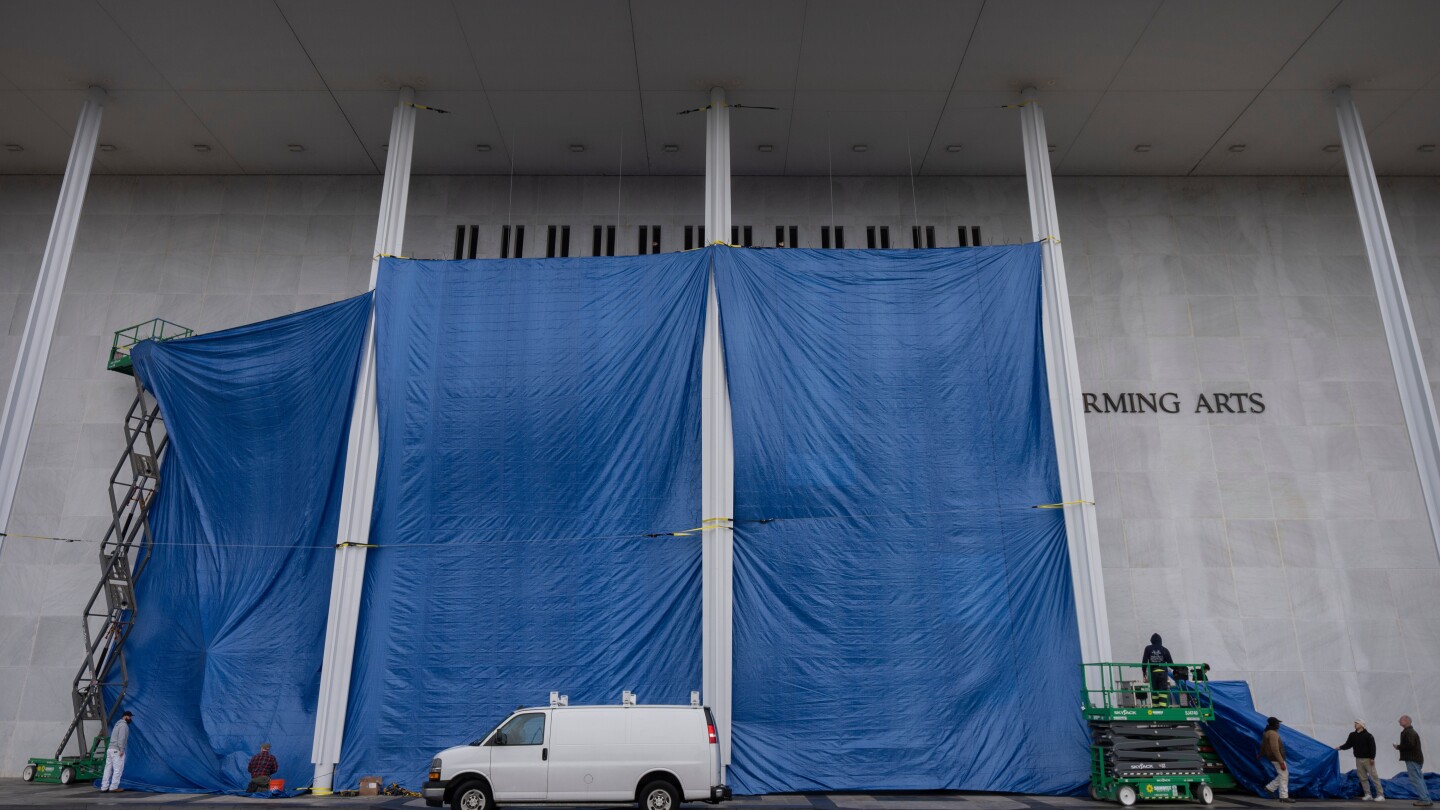 Kennedy Center starts adding Trump’s name