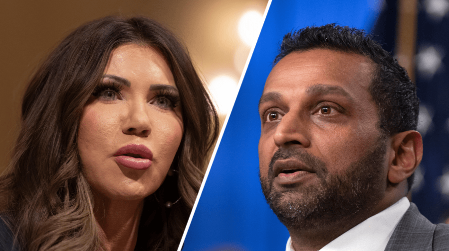 Noem, Patel face scrutiny at end of first year under Trump