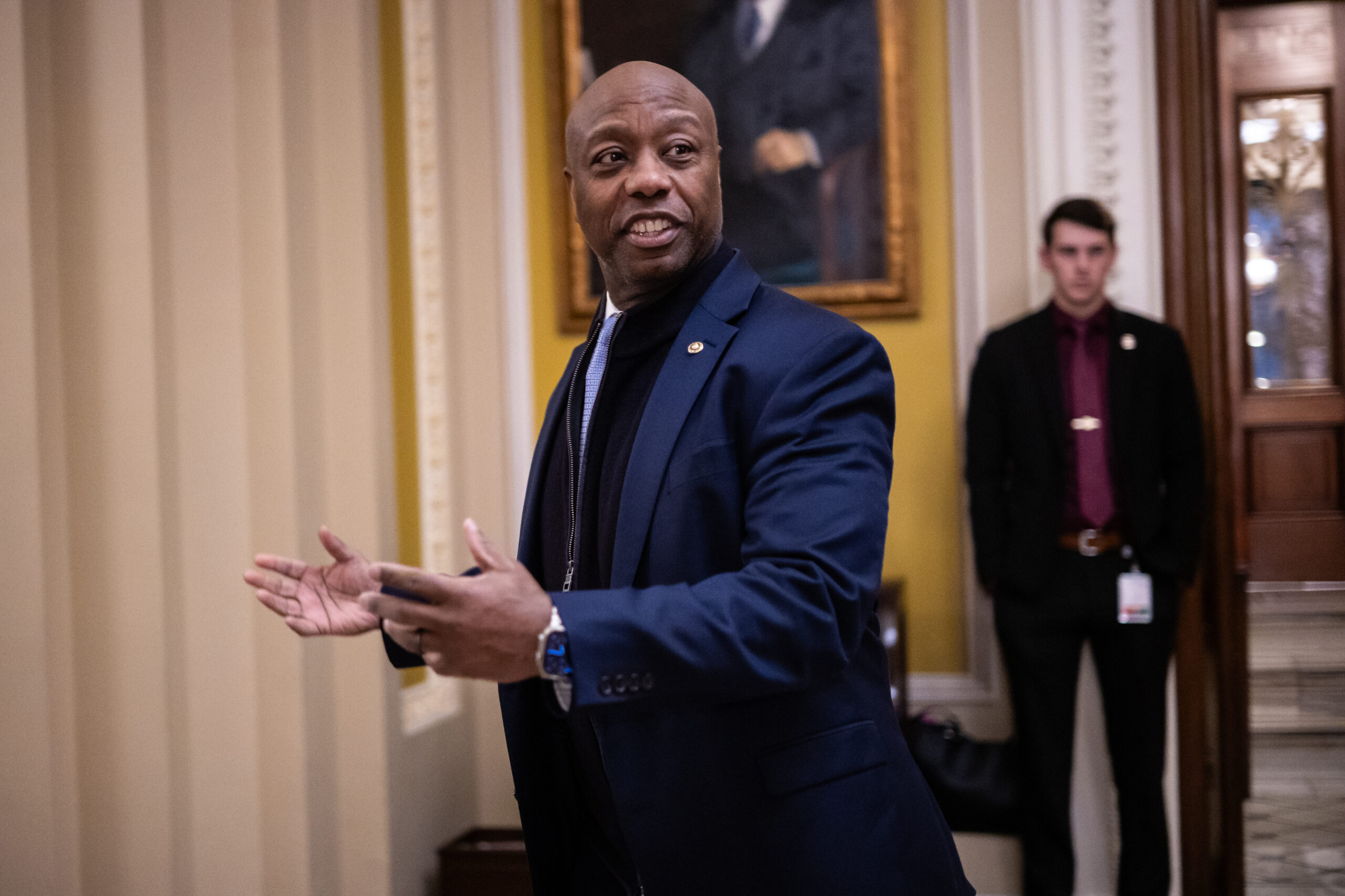 Republicans are speaking out on behalf of the Fed. Not Banking Chair Tim Scott.