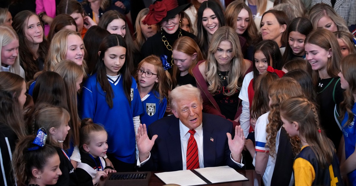 Trump’s fight against transgender women in sports lurks in Supreme Court appeal