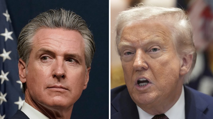 Trump slams Newsom over Davos actions, possible White House ambitions