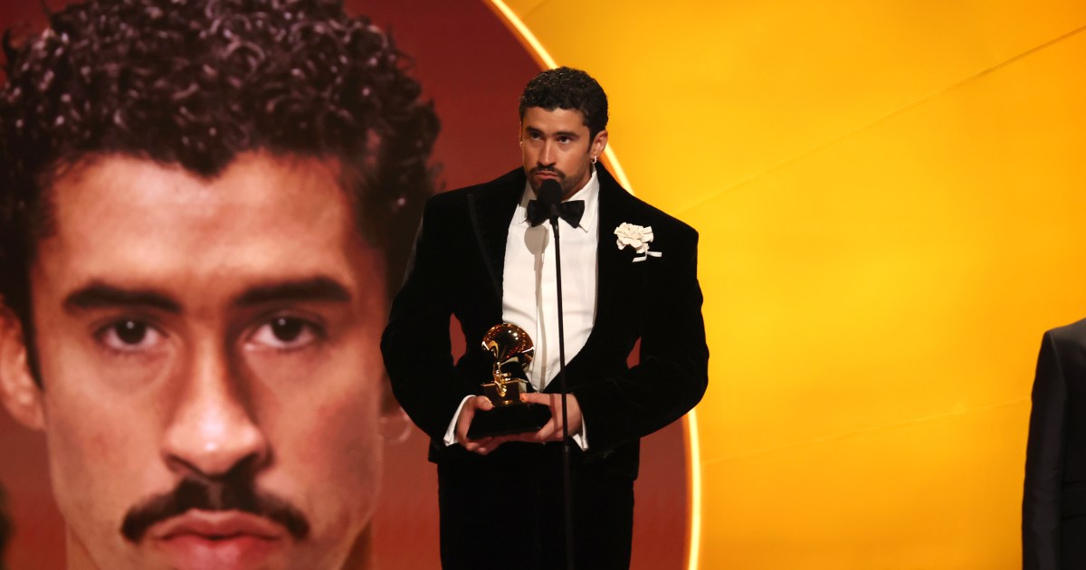 ‘ICE out’: Bad Bunny uses Grammy speech to speak out