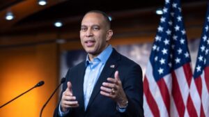 Jeffries says GOP ‘finally showed some backbone’ in criticizing Trump for racist video of Obamas