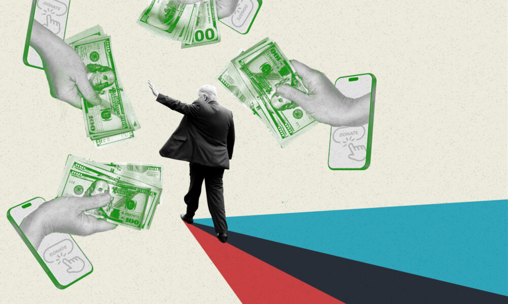 Trump keeps driving online fundraising — for both parties