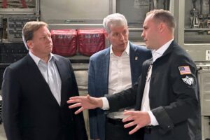 A microreactor is airlifted, part of Trump’s push on nuclear power