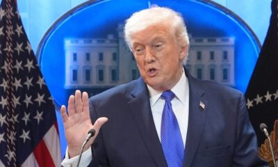 Trump posts about Olympics on closing day of games