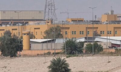 Missile strikes a helipad inside the U.S. Embassy compound in Baghdad, Iraqi security officials say