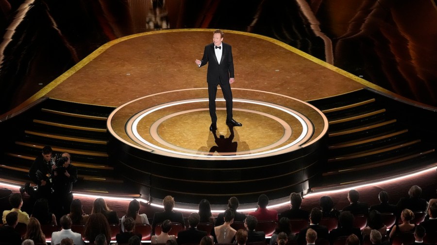Conan O’Brien kicks off Oscars on ‘serious’ note: ‘These are very chaotic, frightening times’