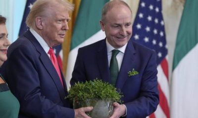 Watch live: Trump participates in annual Shamrock Bowl presentation