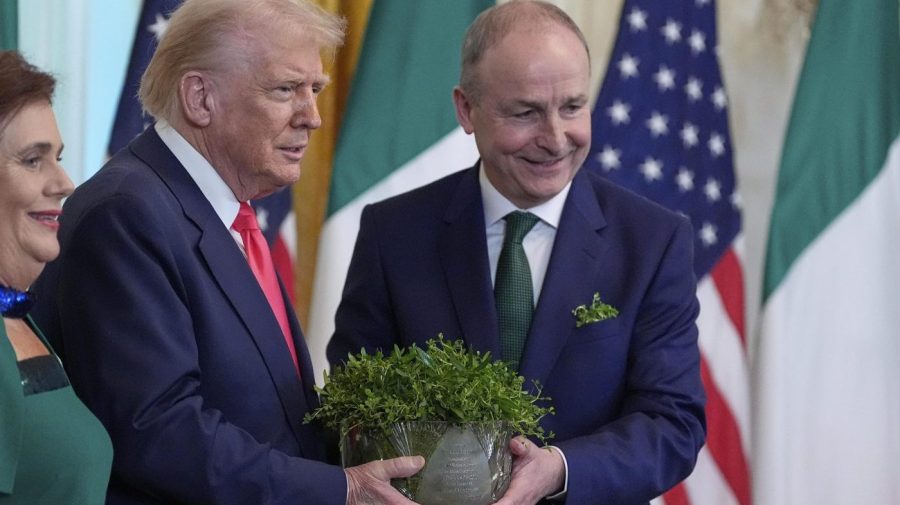 Watch live: Trump participates in annual Shamrock Bowl presentation
