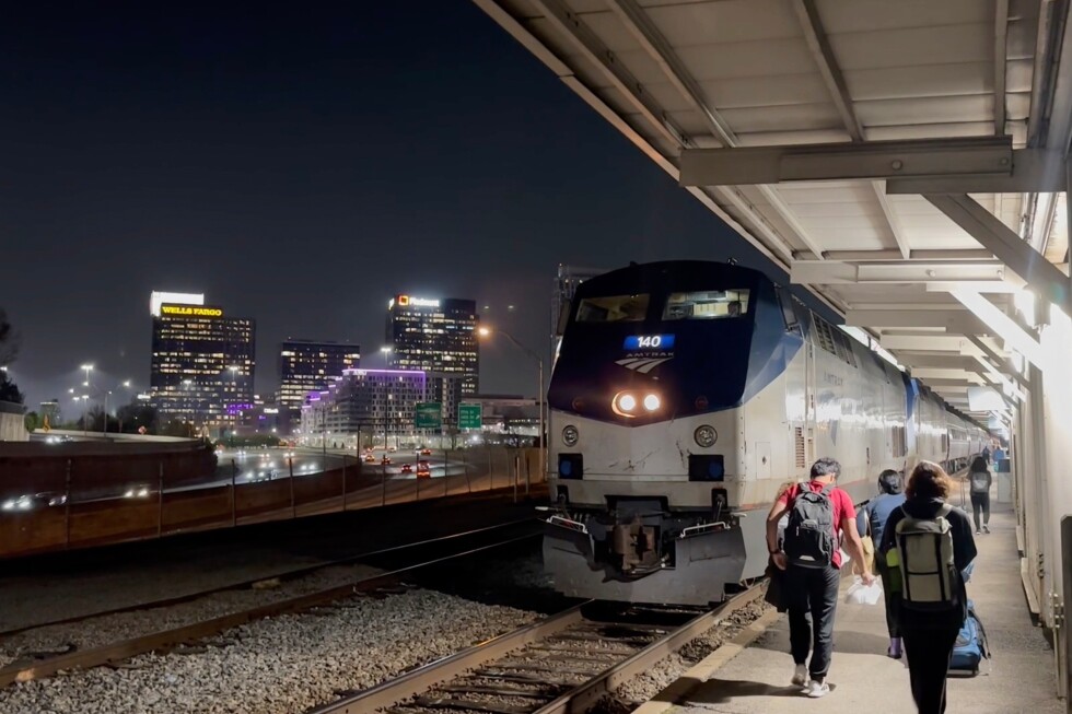 Midnight train from GA: A view of America from the tracks as airports struggle