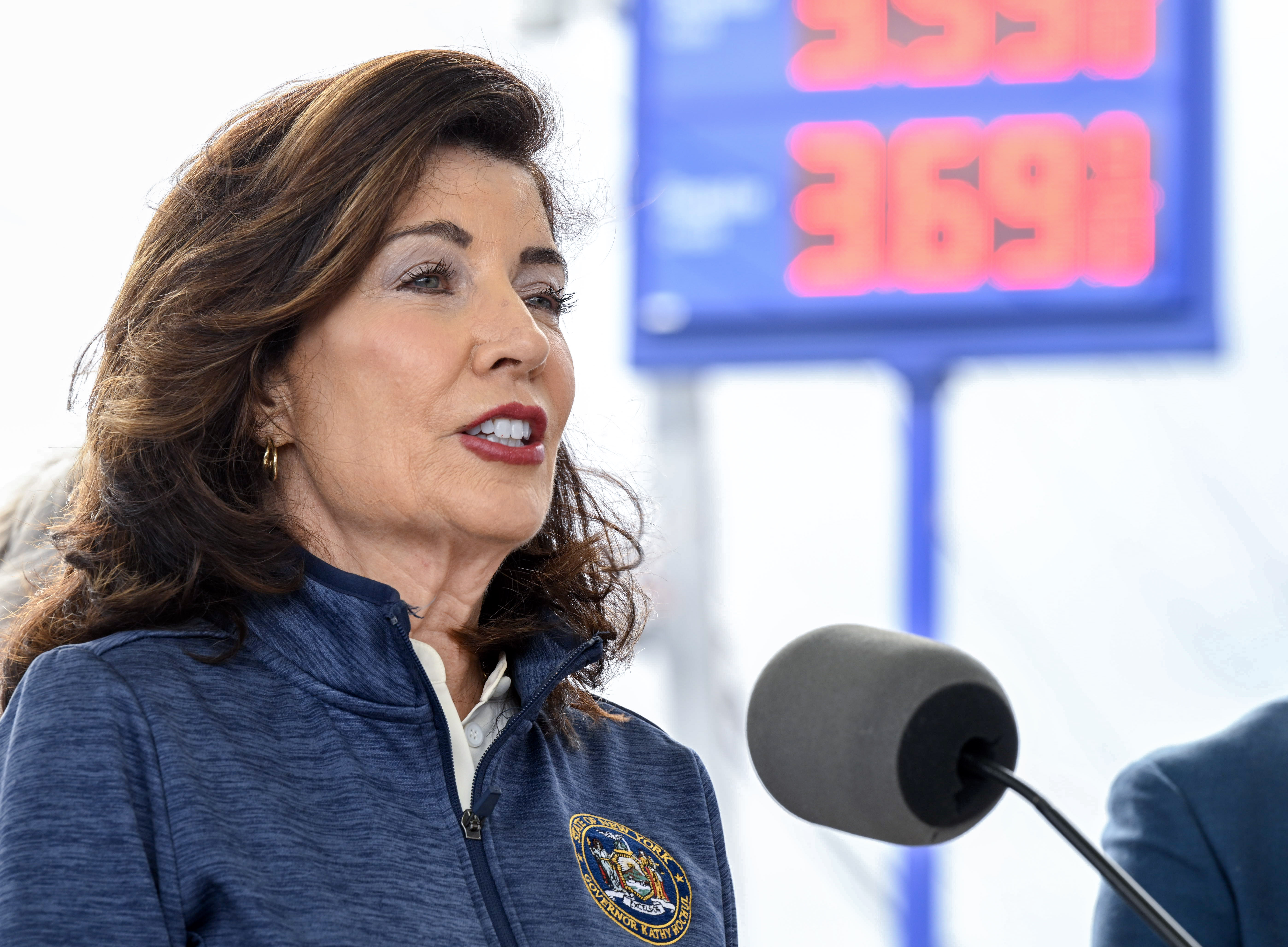 Gov. Kathy Hochul does not appear in the ads directly though it encourages people to visit a New York run website touting her accomplishments towards more affordable housing.