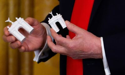 Judge weighs legality of Trump’s planned arch near Arlington National Cemetery