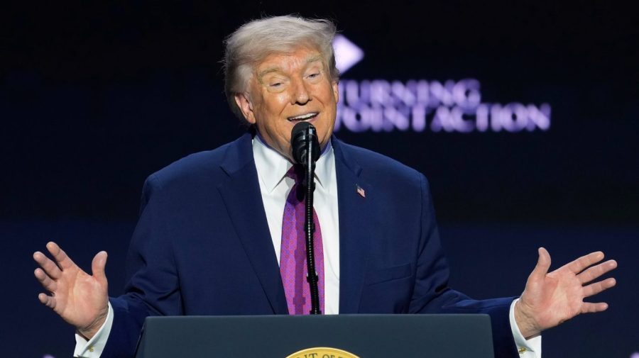 Trump teases upcoming release of UFO documents at Turning Point USA event
