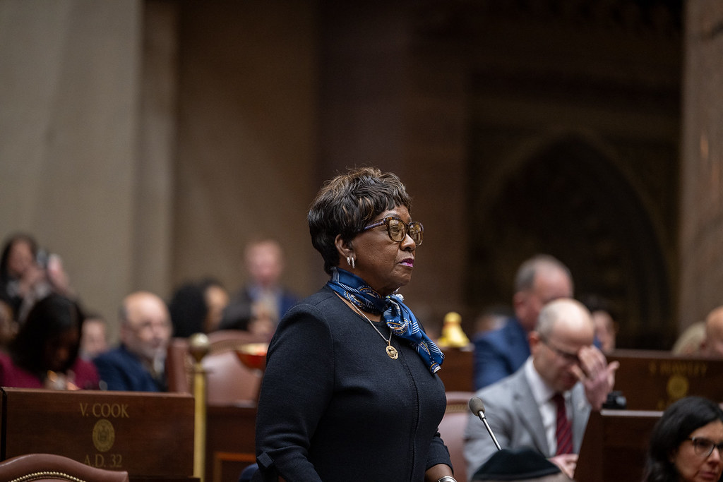 Legislators, including Democratic Assembly Majority Leader Crystal Peoples-Stokes, are announcing their retirements after filing for reelection. 