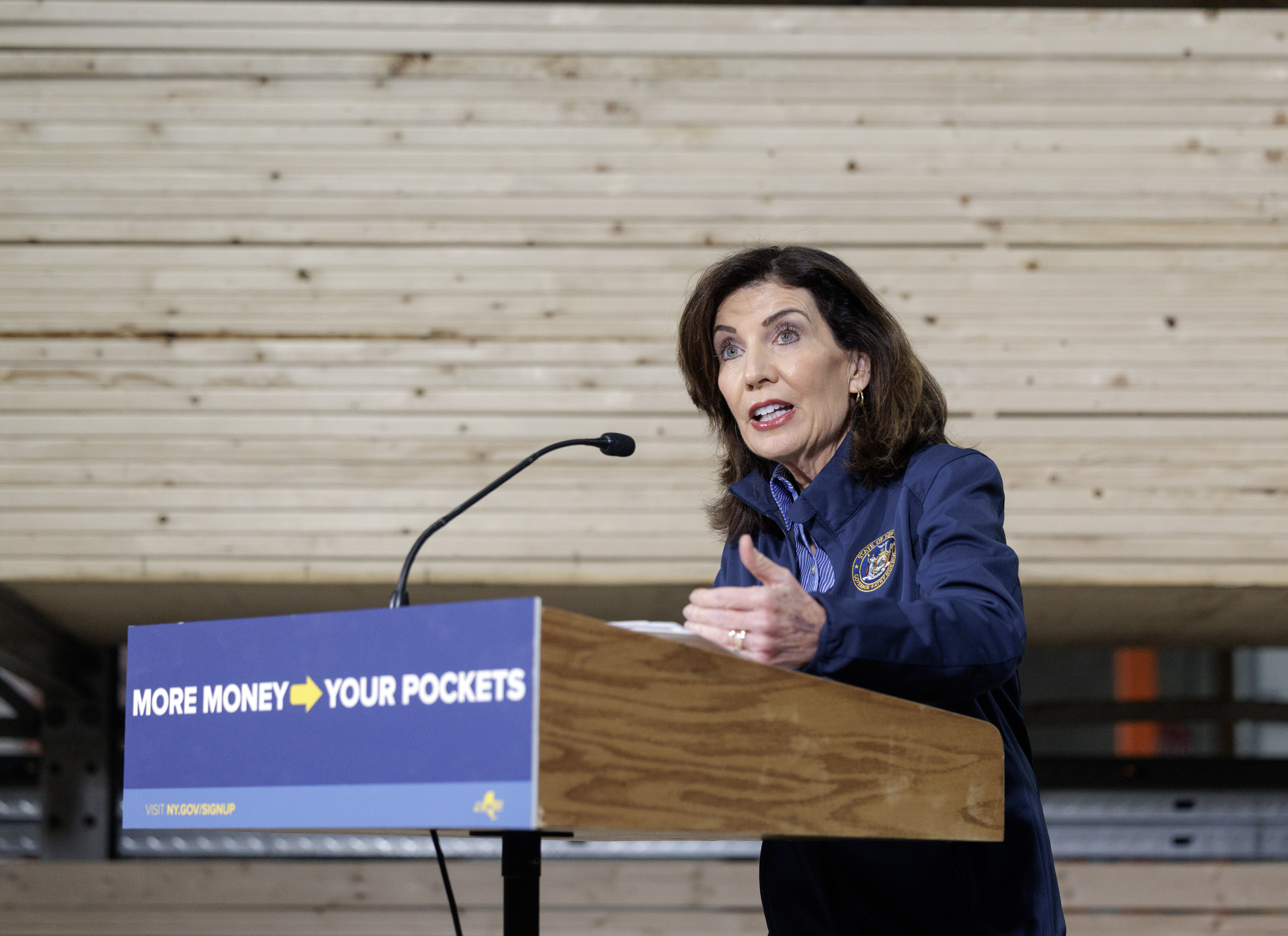 Gov. Kathy Hochul has pressed to weaken deadlines in current climate law to make state goals easier to achieve. 