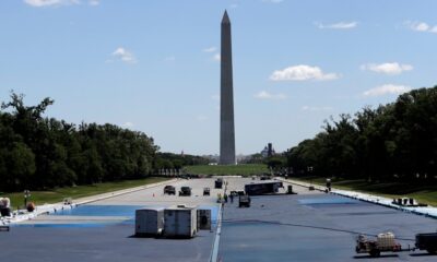 Nonprofit Sues To Stop Trump’s “American Flag Blue” Repaint Of Lincoln Memorial Reflecting Pool