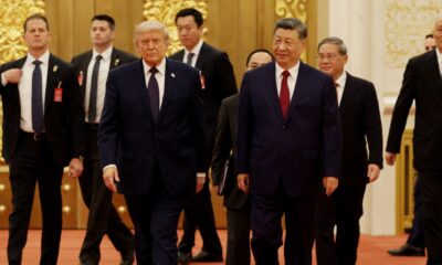 Trump insists U.S.-China relations are in a good place as he wraps up Beijing trip