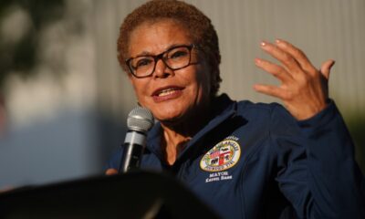 Bass says LA mayoral race opponent Spencer Pratt ‘tapping into a general sense of anger’