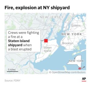 1 dead, dozens injured in explosion at Staten Island shipyard: officials