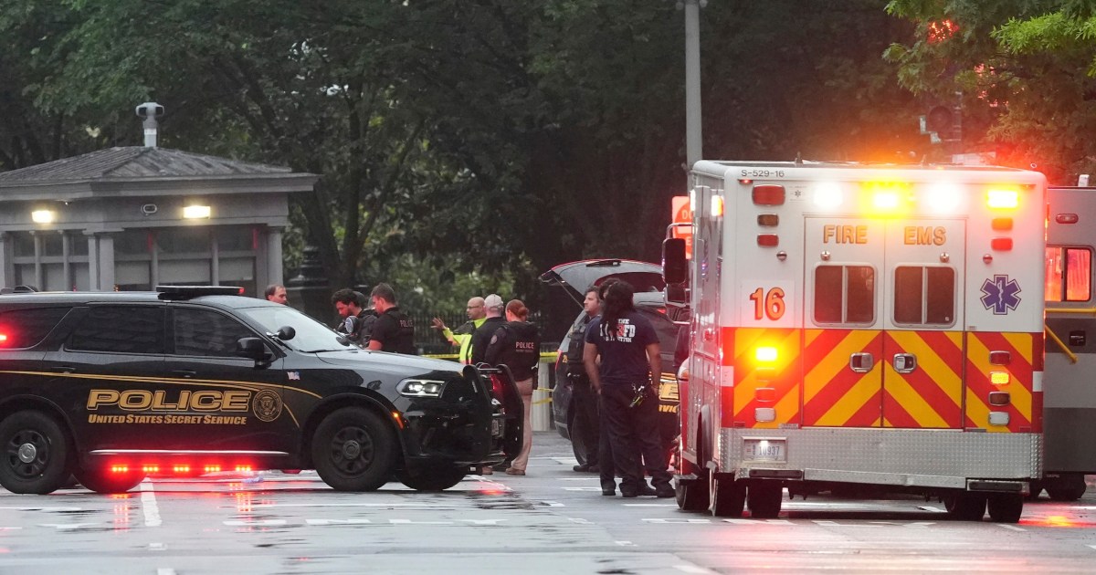 Man dead after opening fire at security checkpoint near White House, Secret Service says