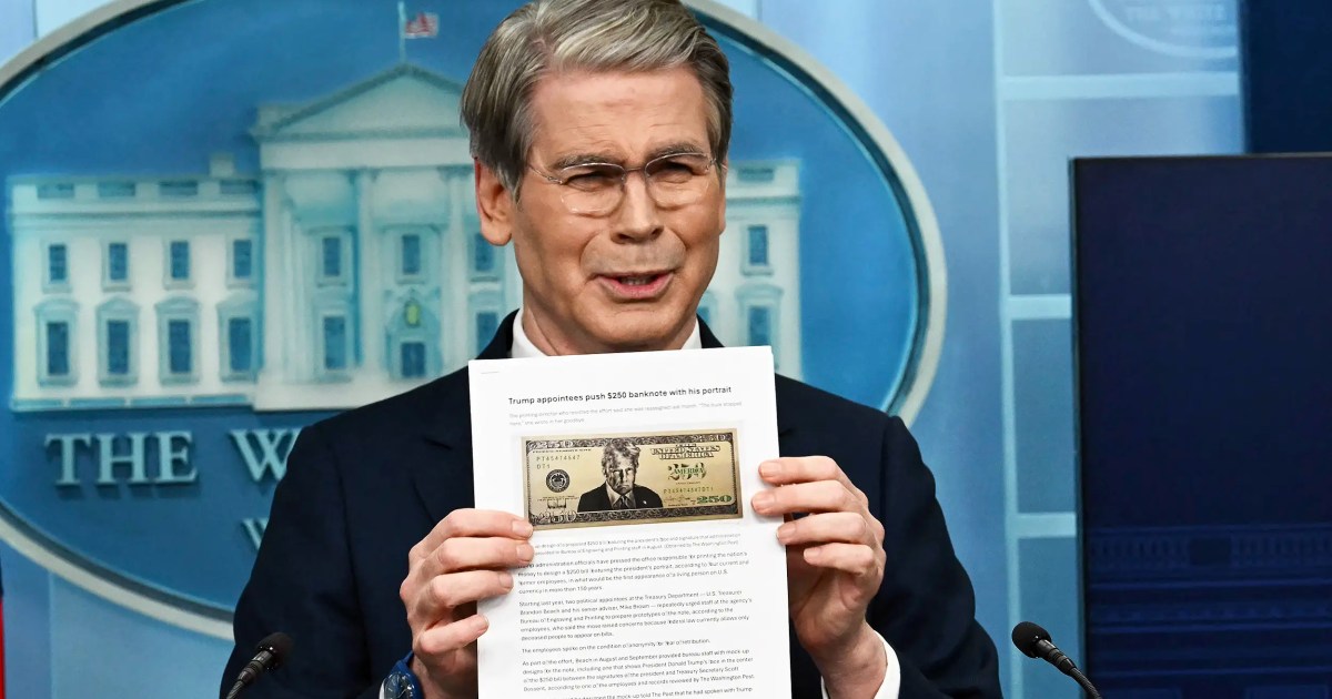 Bessent defends proposal to put Trump’s face on new $250 bill