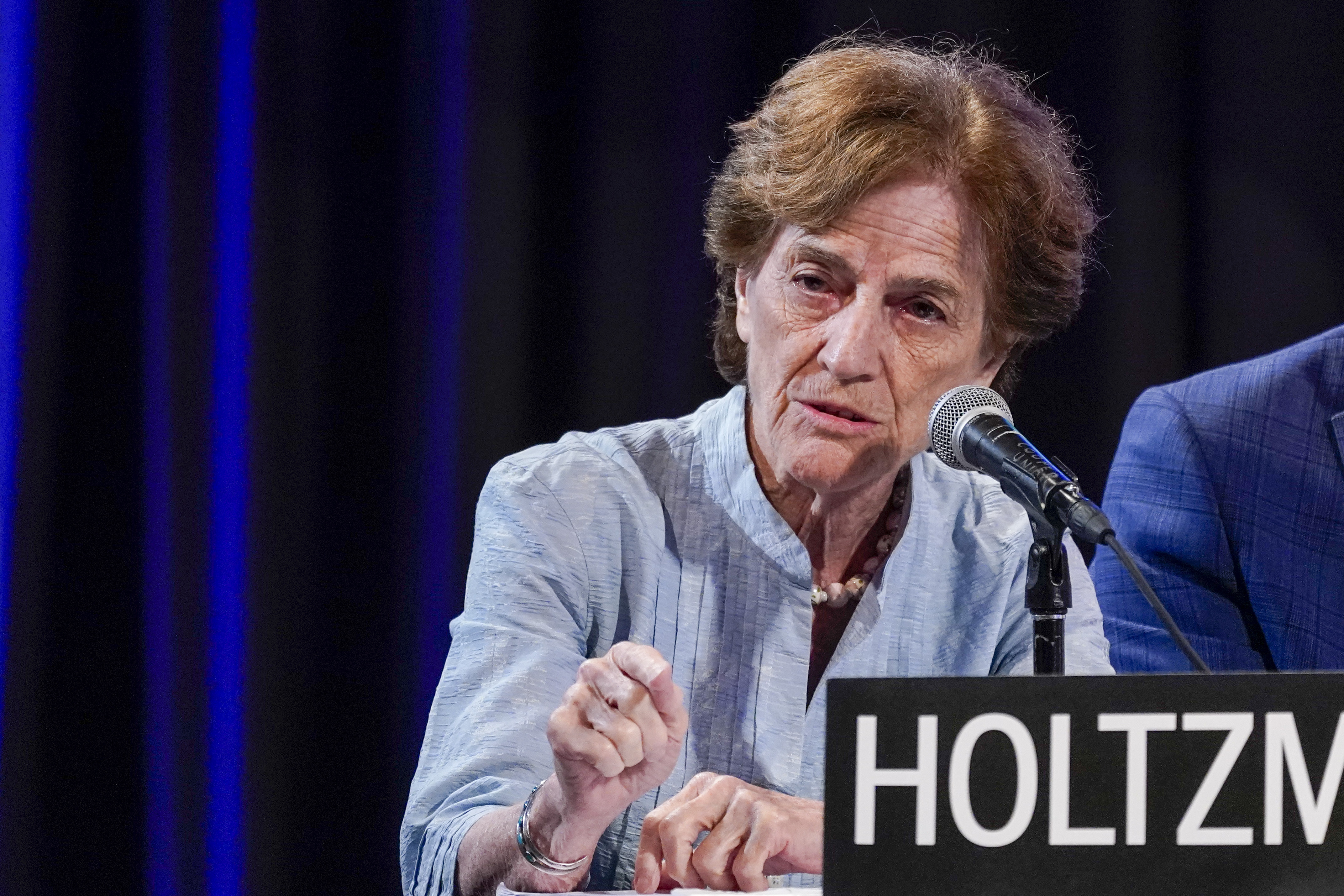 Former Rep. Elizabeth Holtzman voiced support for a bill that would allow victims of Jeffrey Epstein to seek damages from his estate.