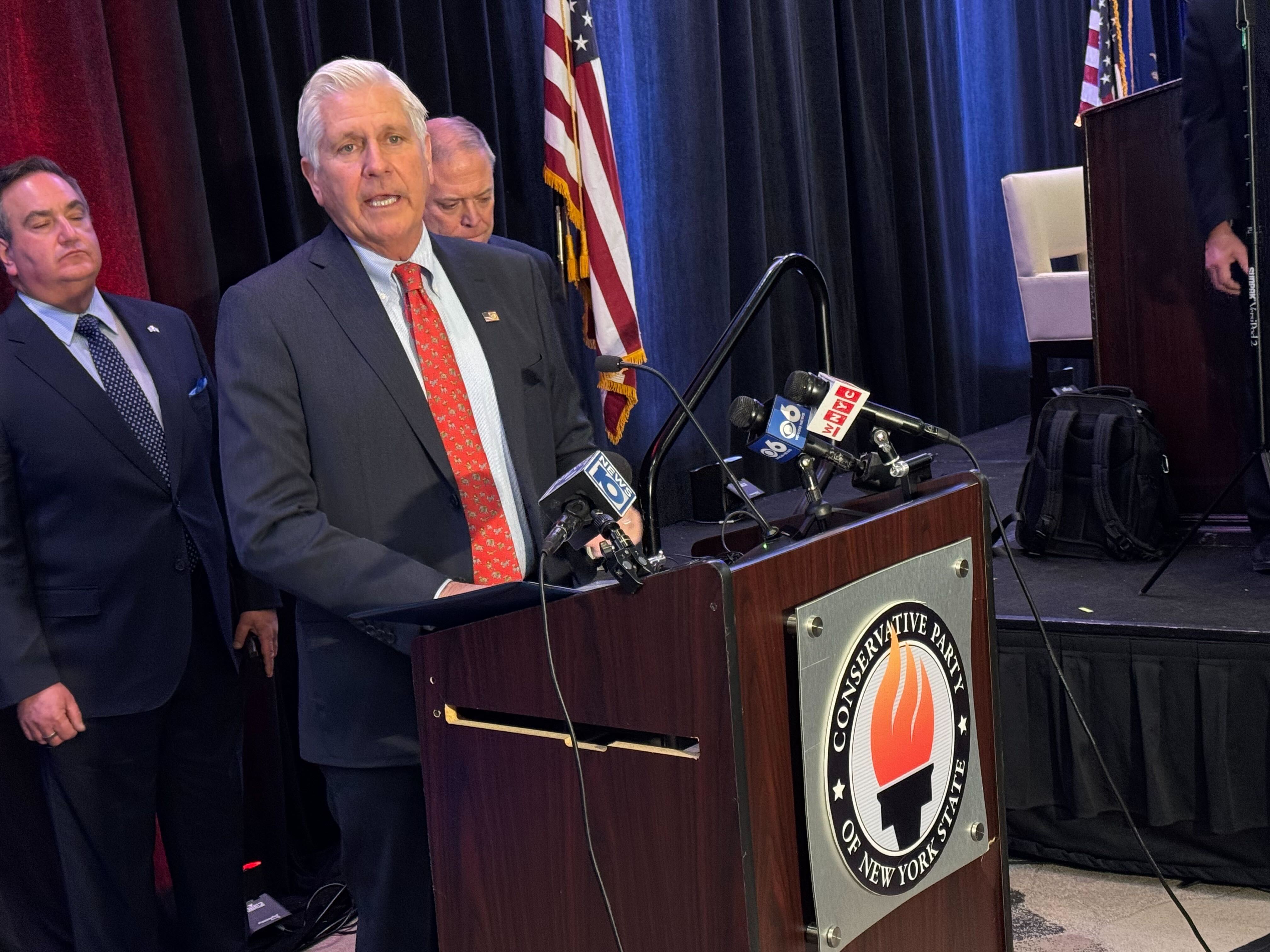 A judge overturned a state board boarding that blocked the Bruce Blakeman campaign from receiving matching public funds. 