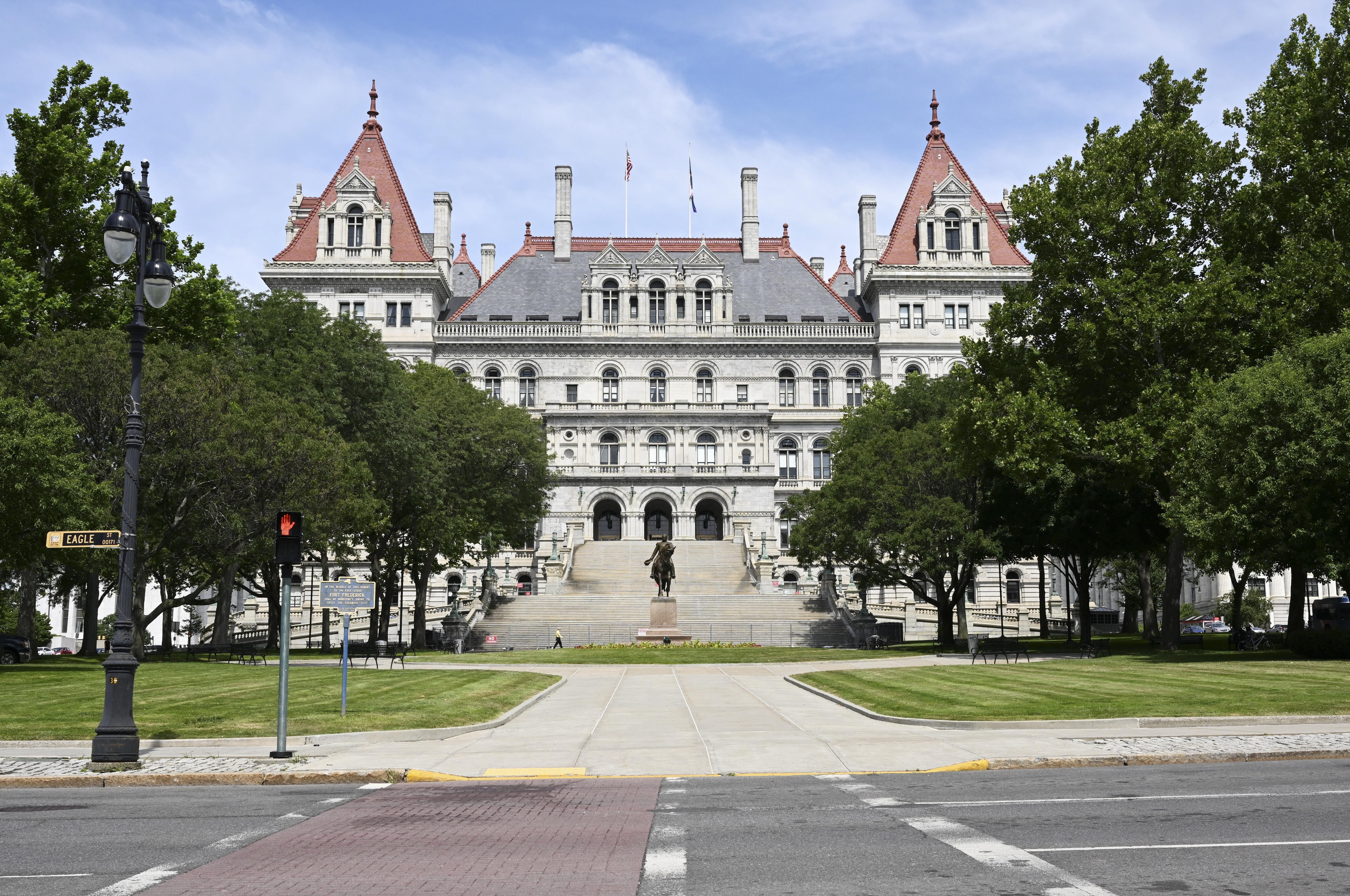 New York lawmakers are weighing a new statewide tax in the still-unfinished state budget. 