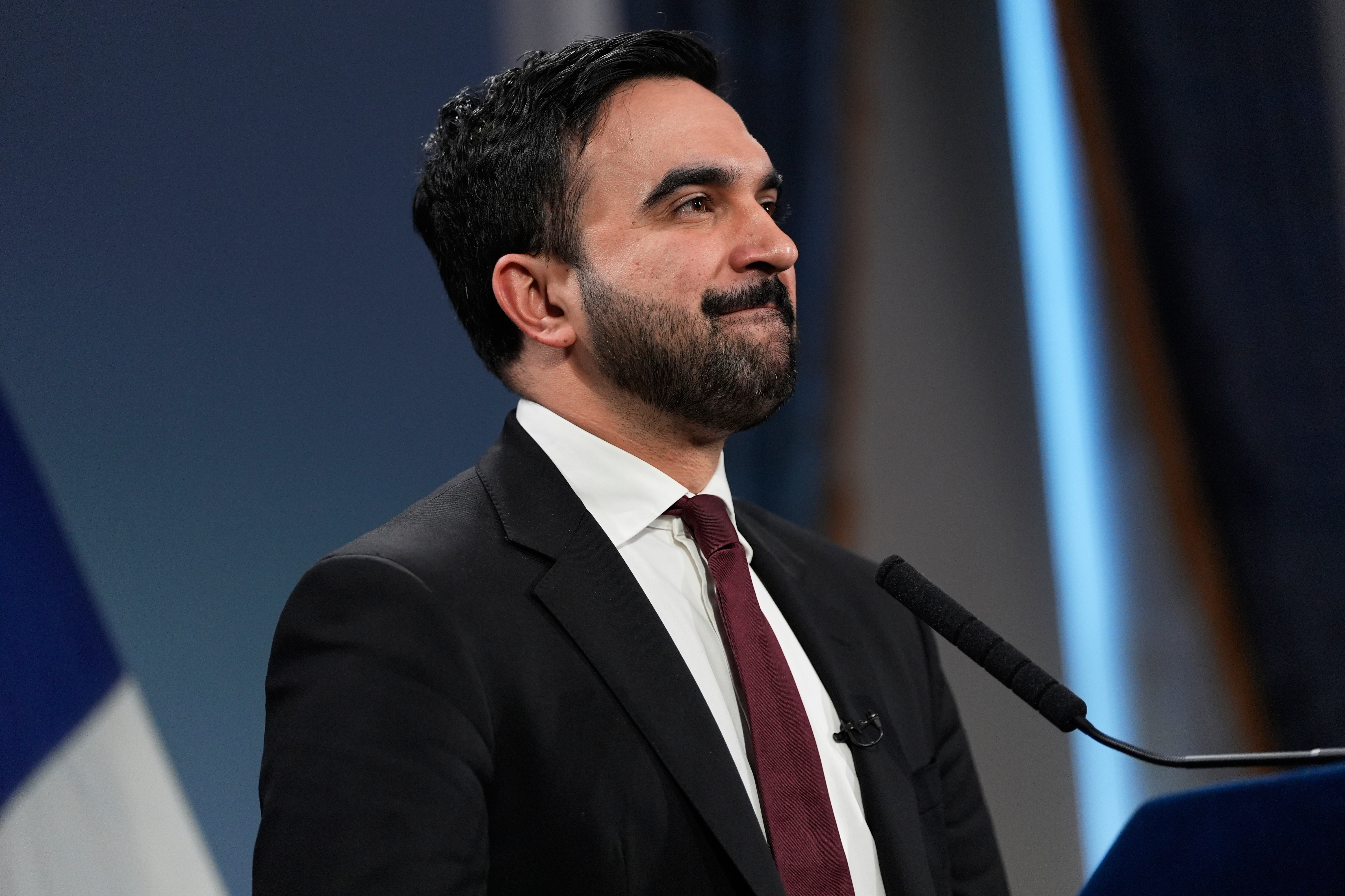 Mayor Zohran Mamdani told reporters on Tuesday that his administration will review the press credential application process.  