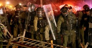 Political firestorm heats up after unrest at ICE detention center Delaney Hall