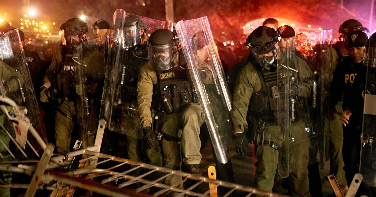 Political firestorm heats up after unrest at ICE detention center Delaney Hall