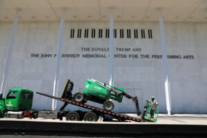 Kennedy Center begins process of removing Trump references