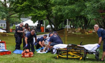 At least 12 people shot at an Ohio festival and a search for suspects is still ongoing, police say